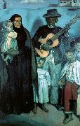 Emile Bernard Spanish Musicians oil on canvas